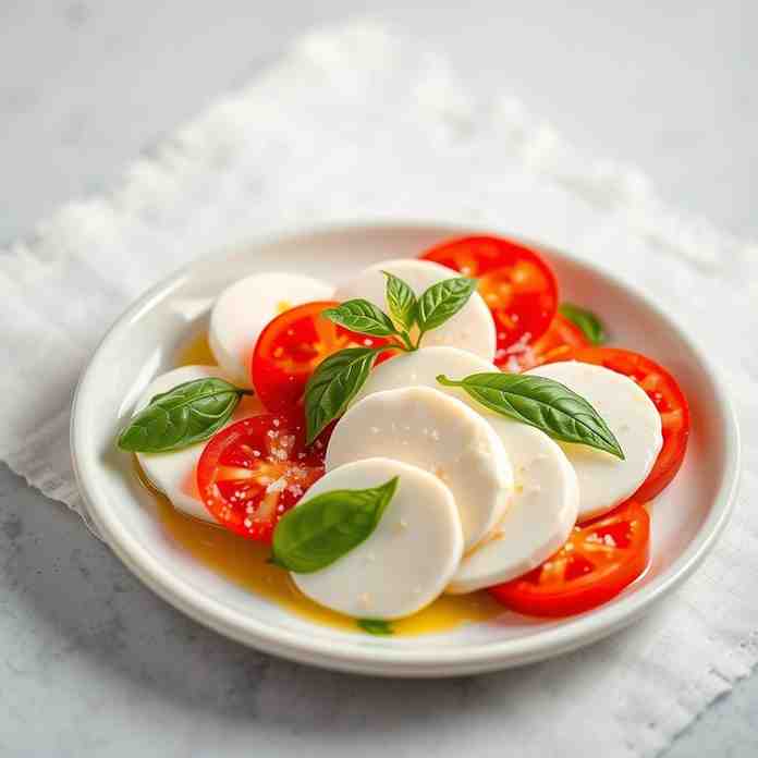 Insalata Caprese - Fresh Mozzarella Salad Recipe